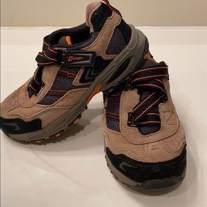 Kids Tan and Black Boots